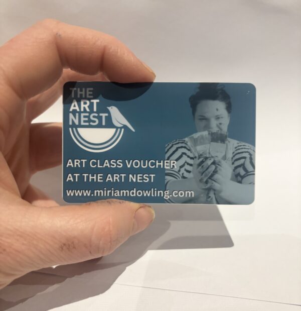 Art Class Gift Voucher at The Art Nest